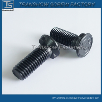 China Fabricação de alta qualidade Preto Csk Cabeça Nib Bolts / Plow Bolts com Nib